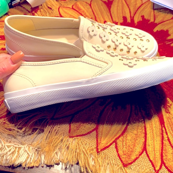 Coach Chrissy floral Rivets NAP sneakers size 7 - Picture 3 of 10